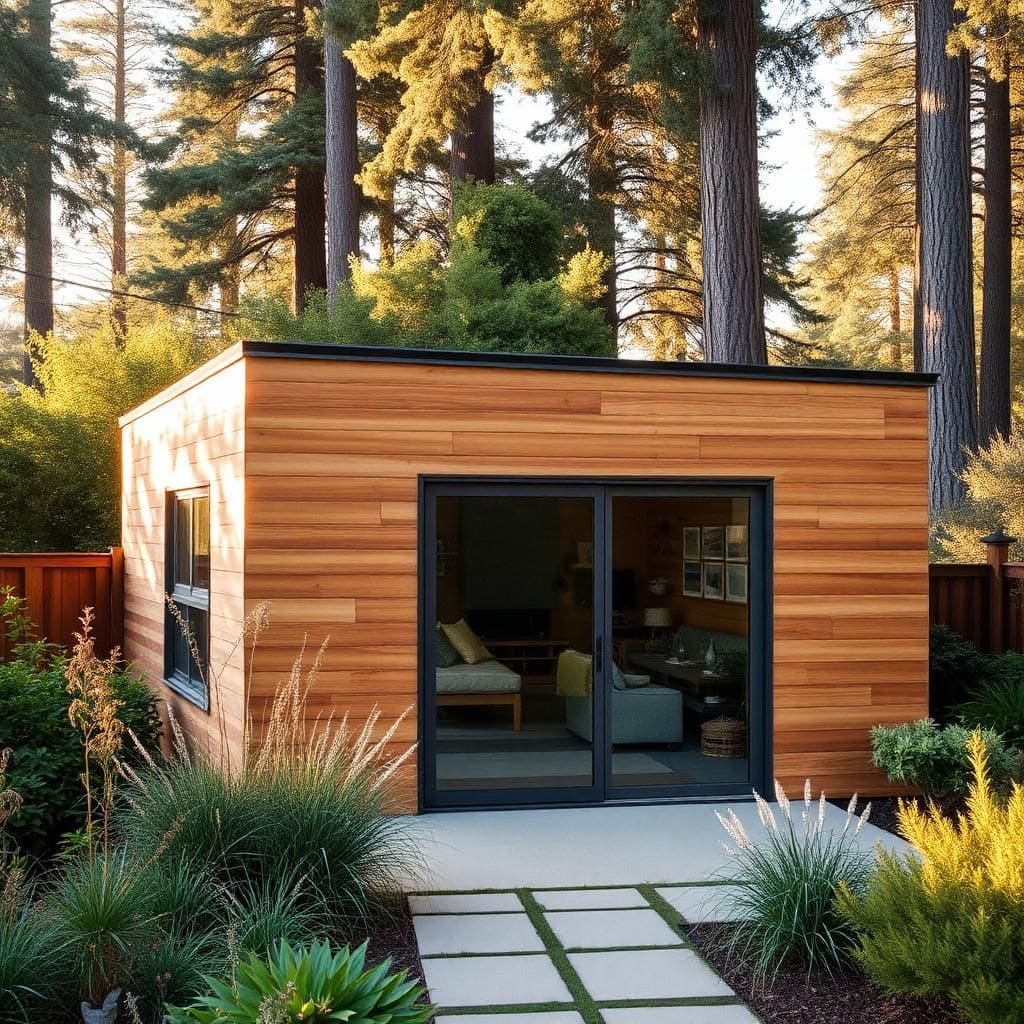 The Canyon ADU — Topanga, Backyard build · canyon hillside